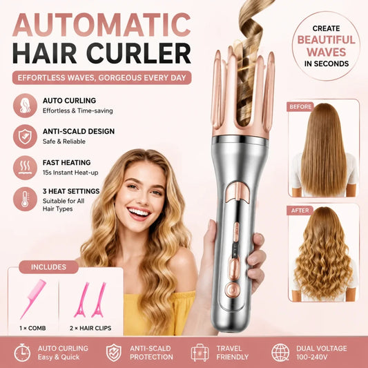 Automatic Ceramic Hair Curling Iron