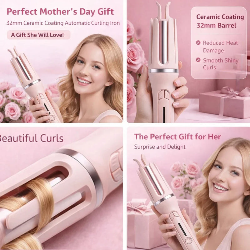Automatic Ceramic Hair Curling Iron