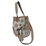 Bohemian Crochet Floral Tote Bag