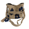 Bohemian Crochet Floral Tote Bag