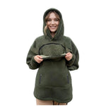 Fleece Pet Carrier Hoodie