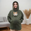 Fleece Pet Carrier Hoodie
