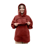 Fleece Pet Carrier Hoodie