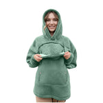 Fleece Pet Carrier Hoodie